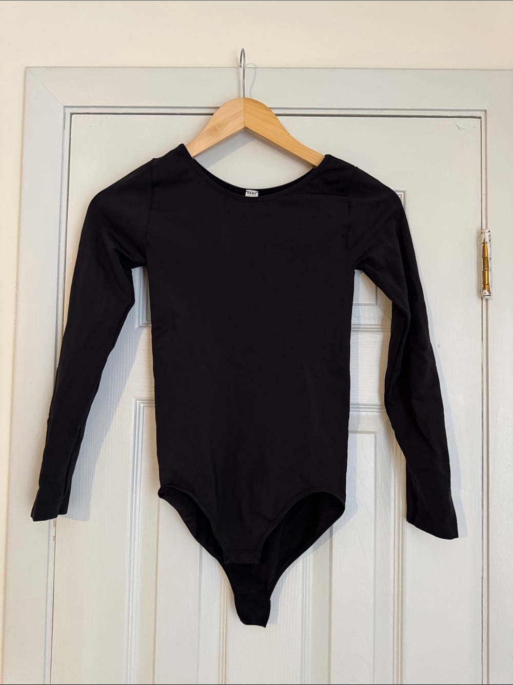 DKNY Black Long-Sleeve Kids One-Piece Bodysuit
